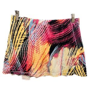 Sofibella Skort Large Tennis Golf Pickle Ball skirt pink black yellow blue white